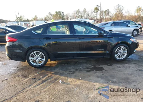 2018 Ford Fusion Hybrid Se из США, поврежденный, VIN 3FA6P0LU1JR250407